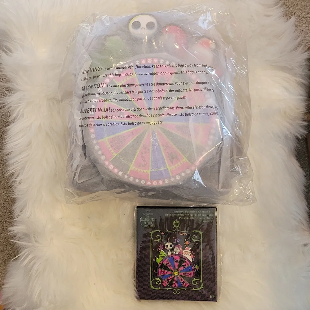 NWT Loungefly Nightmare Before Christmas Oogie Boogie Wheel Mini Backpack - Picture 11 of 11